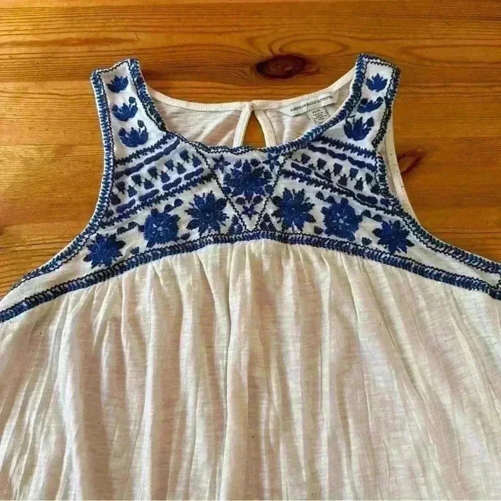 American Eagle Outfitters embroidered tank - Picture 2 of 4